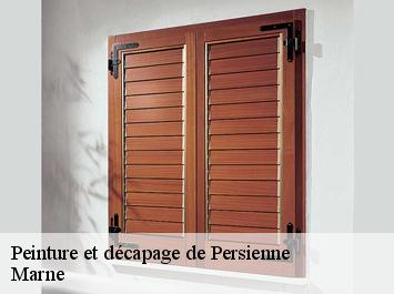 Peinture et décapage de Persienne Marne 