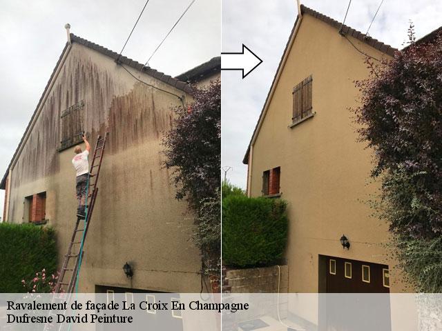 Ravalement de façade  la-croix-en-champagne-51600 Dufresne David Peinture
