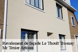 Ravalement de façade le-thoult-trosnay-51210 Dufresne David Peinture