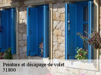 Peinture et décapage de volet 51800